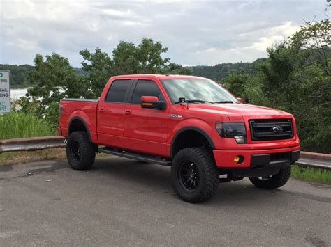 2014 Ford F150 FX4 Super Crew 5’5 Red Lifted 5.0 for sale