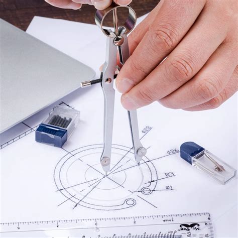 Mr. Pen- Protractor and Compass Set, Compass Protractor Set, Protractor, Compass for Geometry ...