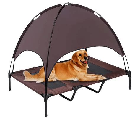 SUPERJARE Outdoor Elevated Dog Bed with Canopy 2019 Review