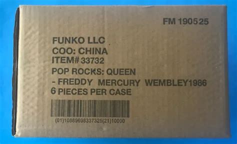 FUNKO POP QUEEN Freddie Mercury #96 Wembley Stadium Outfit Sealed Case $95.00 - PicClick