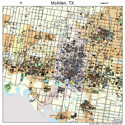 McAllen Texas Street Map 4845384