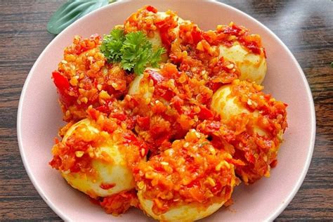 Resep Telur Balado untuk Pelengkap Nasi, Ikuti Tipsnya Disini!