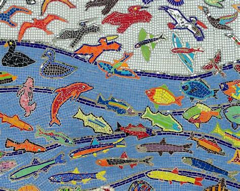 Ocean Animals - School Mosaic Mural » Mosaic Artist