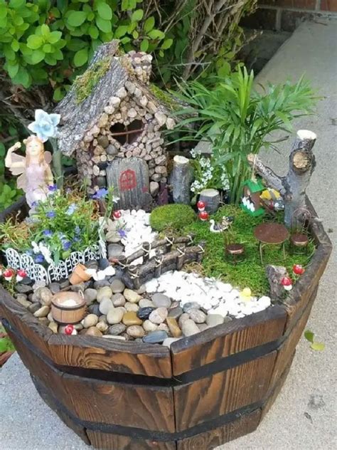 Lovely and Magical Miniature Fairy Garden Ideas - Talkdecor