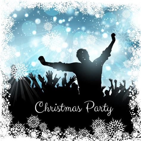 Christmas party background in bokeh style Vector | Free Download