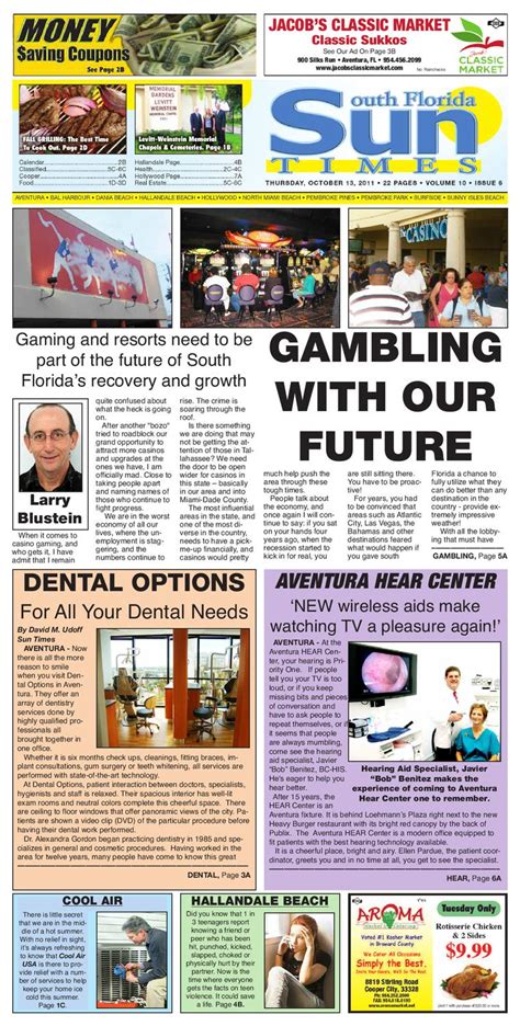 10/13/11 Sun Times Issue by The South Florida Sun Times Newspaper - Issuu