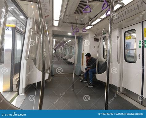 Inside a Metro Train in Kolkata, India Editorial Photography - Image of ...