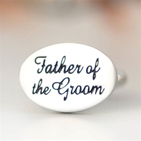 Father Of The Groom Cufflinks By A Type Of Design