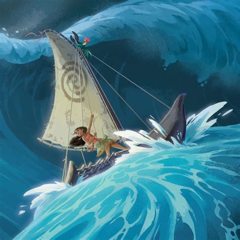 Moana Concept Art, Moana Boat, Boat Illustration, Stupid Jokes, We Bare ...