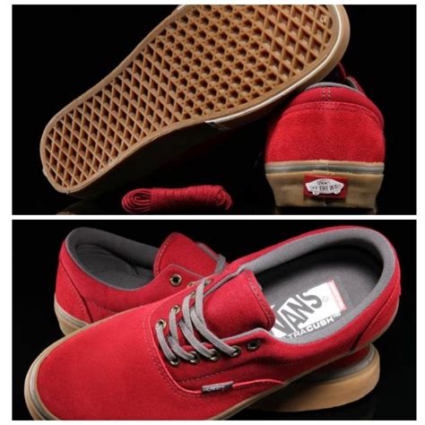 Vans Era Pro – Rio Red / Gum Vans Shoes, Vans Authentic Sneaker, Vans Sneaker, Rio, Strange ...