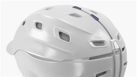 White Snowboard Helmet 3D Model $39 - .3ds .blend .c4d .fbx .max .ma .lxo .obj - Free3D