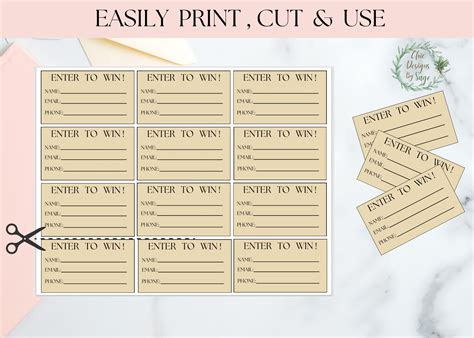 Printable Ticket Ticket Template Printables Event Ticket Printables DIY ...