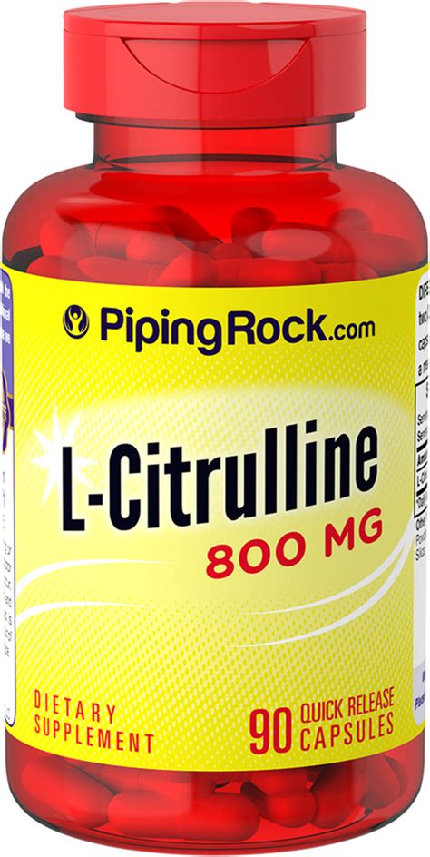 L-Citrulline | L-Citrulline Supplements | Uses & Benefits | PipingRock Health Products