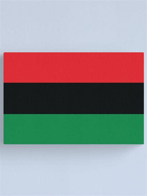 "Black Liberation Flag" Canvas Print for Sale by wickedcartoons | Redbubble