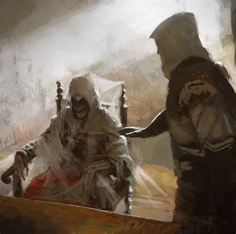 Concept Art: Ezio Meets Altair - 2D Digital, Concept art ...