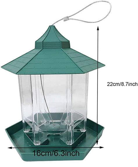 Bird Feeder Wild Bird Feeder,Hanging Garden Yard Outside Decoration Bird Food Bird Feeders ...