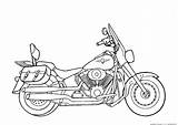 Free Printable Motorcycle Coloring Pages For Kids sketch template