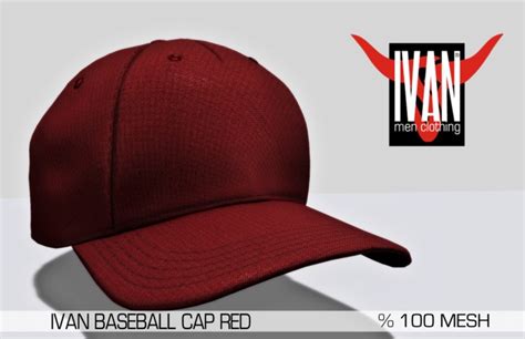 Second Life Marketplace - IVAN baseball cap red