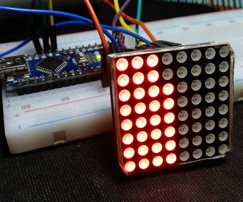 Controlling a Led Matrix Using Arduino : 5 Steps - Instructables