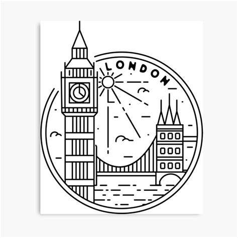 "London Big Ben Tower" Canvas Print for Sale by HybridoStore | London tattoo, Big ben london ...
