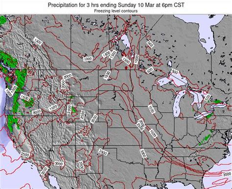 South-Dakota Precipitation for 3 hrs ending Friday 30 Apr at 1pm CDT