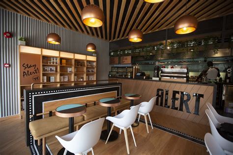 Alert Coffee Shop Design - Kuwait City, Kuwait | Restaurant interior design, Cafe interior ...