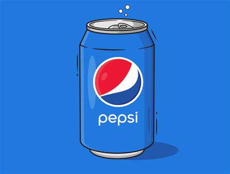 Pepsi Soda Can Illustration by Christopher Balogun on Dribbble