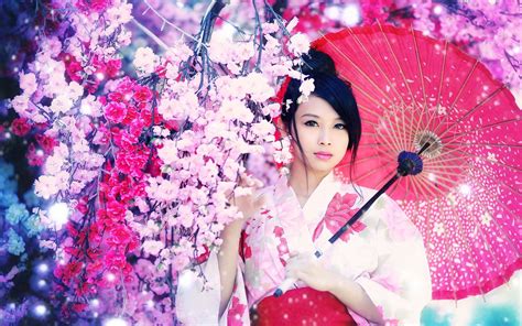 Geisha Wallpaper HD - WallpaperSafari