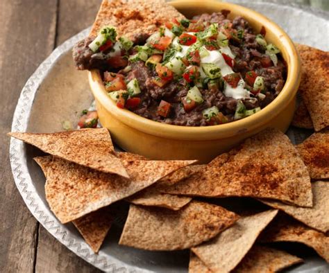 Mexican Black Bean Dip with Healthy Tortilla Chips - Cookidoo® – the ...