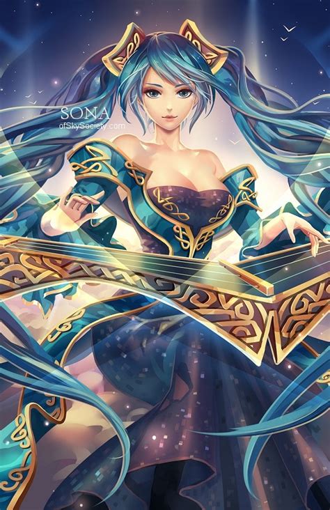 Sona League Of Legends Fan-Art | Art-of-LoL