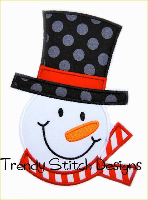 Free Christmas Applique Templates Of Frosty Applique Design Machine ...