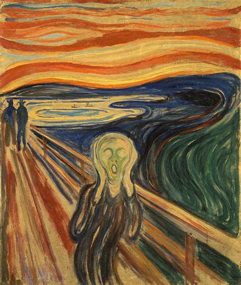 The Scream Edvard Munch 1910 Painting by Movie Poster Prints