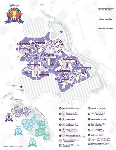 Disney's All-Star Sports Resort Map - OFT Blog