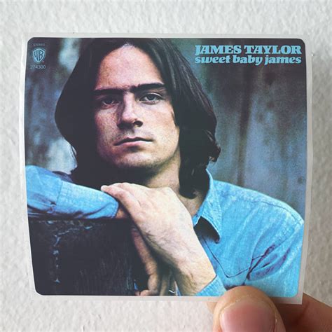 James Taylor Sweet Baby James Album Cover Sticker