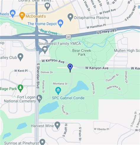 Fort Logan National Cemetery Map - Maping Resources