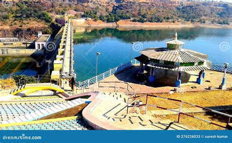 Gandhi Sagar Dam View of Chambal Mata Stock Image - Image of view, mata ...