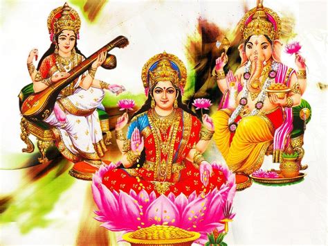 Hình nền Laxmi Ganesh Saraswati - Top Những Hình Ảnh Đẹp