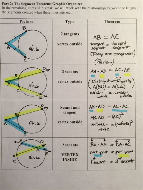 Angles Formed By Chords Secants And Tangents Worksheet With Answers