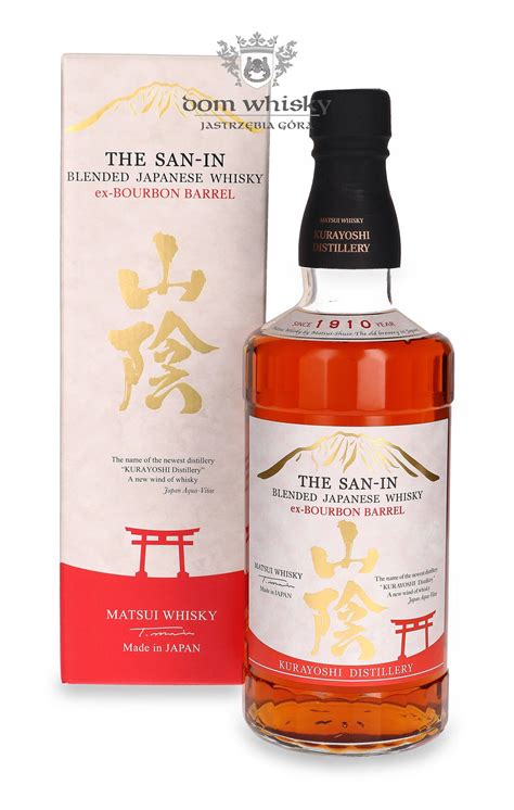 The San-In Ex Bourbon Barrel Blended Japanese Whisky / 43%/ 0,7l | Dom Whisky