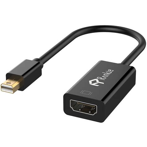 Mini DP to HDMI, Rankie Gold Plated Mini DisplayPort (ThunderboltTM Port Compatible) to HDMI ...