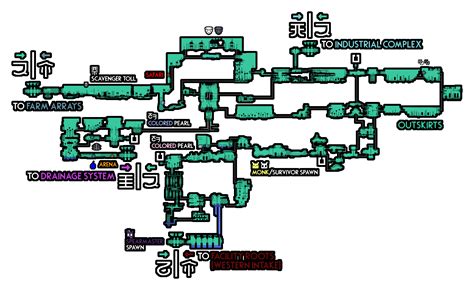 File:Outskirts Map (Downpour).png - Official Rain World Wiki