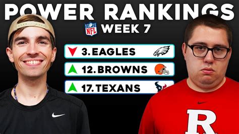 NFL Week 7 Power Rankings - YouTube