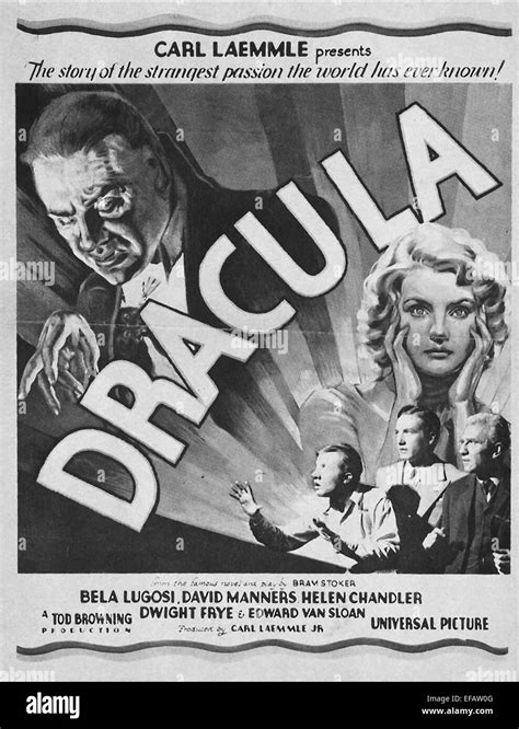 Dracula 1931 poster Black and White Stock Photos & Images - Alamy