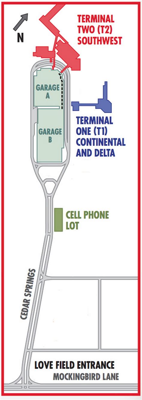 Airport Parking Map - dallas-love-field-parking-map.jpg