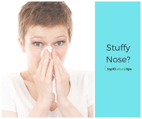 10 home remedies to get rid of stuffy nose - Top10 Natural Tips