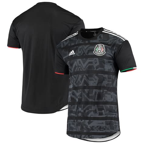 Men's adidas Black Mexico National Team 2019 Authentic Home Jersey