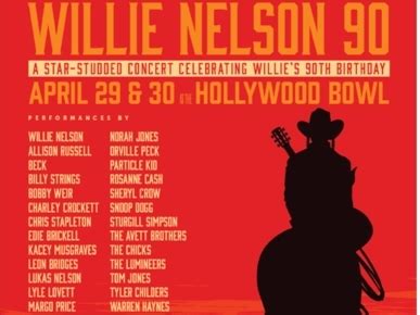 90th Birthday Party/Concert For Willie Nelson Set For Hollywood Bowl | Hollywood, CA Patch