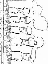 Moai Easter Island Coloring Sheet Pages sketch template