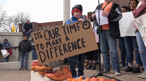 Protestors Hold Signs Against Gun Violence Stock Footage SBV-326907984 - Storyblocks