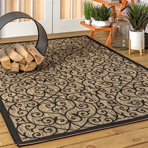 8 X 10 - Floral - Outdoor Rugs - Rugs - The Home Depot